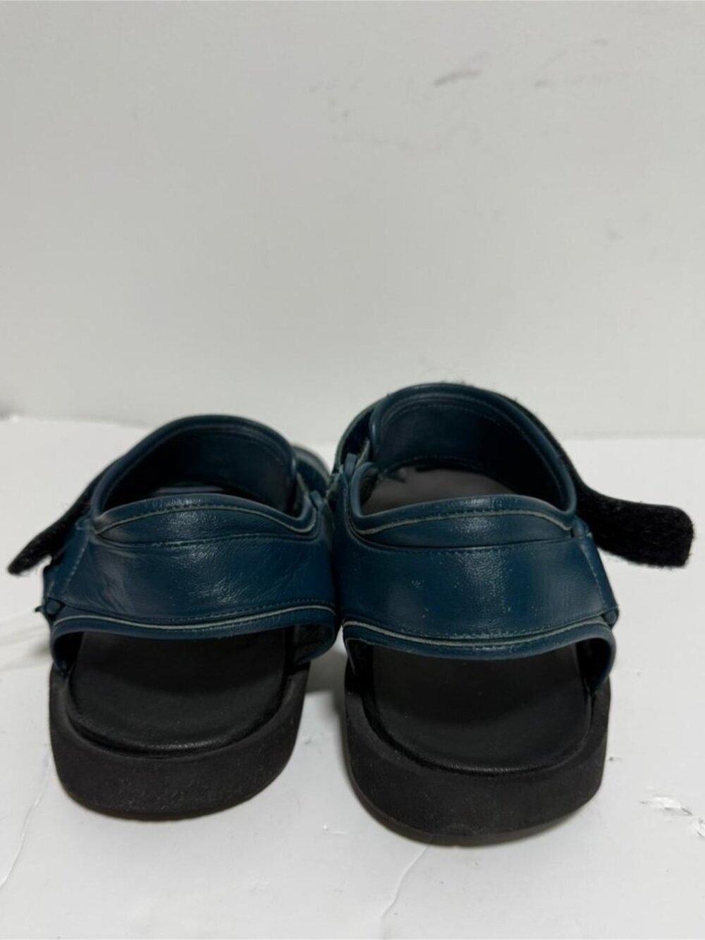 The Row Hook-And-Loop Flat Sandals Eggshell Nappa Leather EU 39.5 - Picture 6 of 13